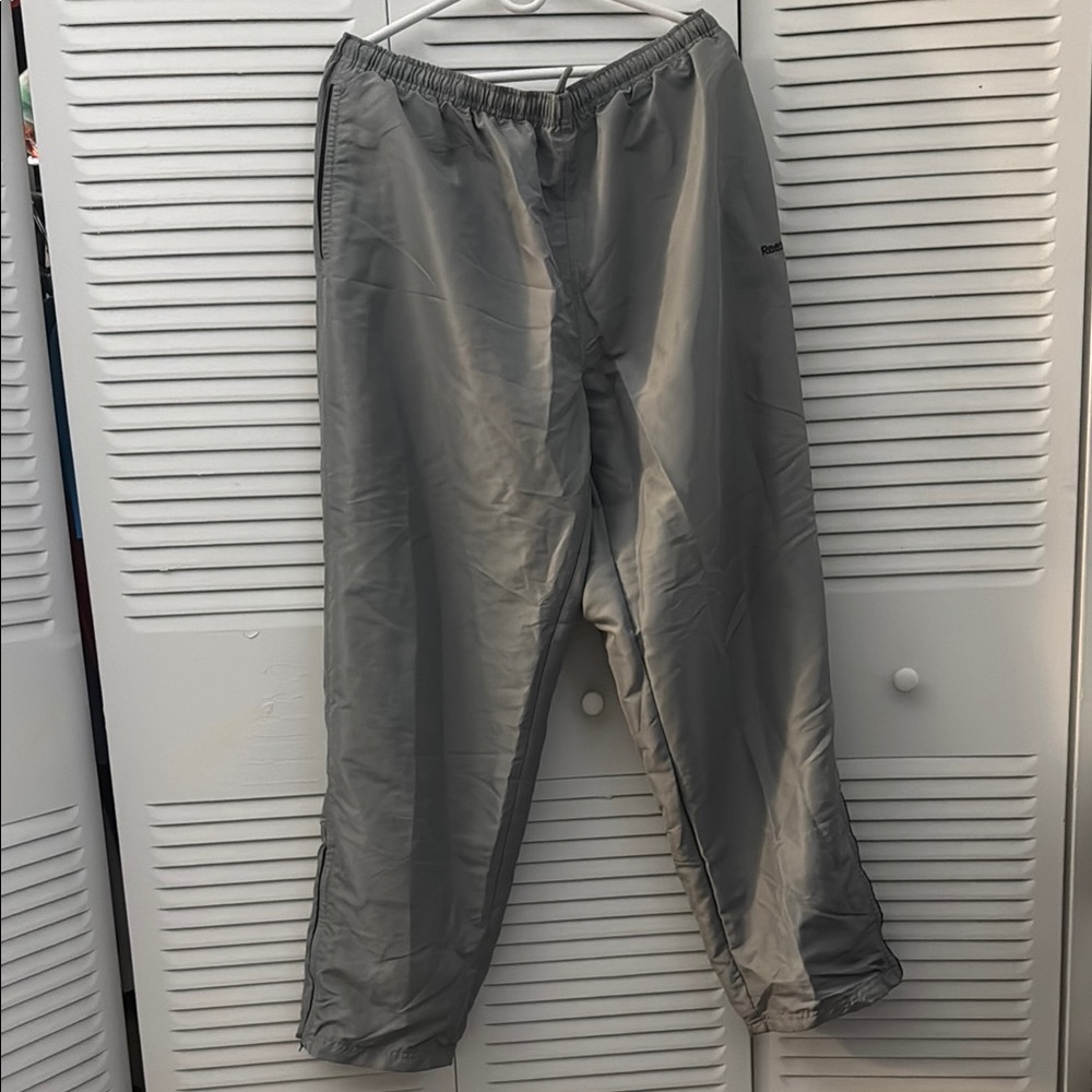 Reebok Gray Sweatpants Relaxed Fit Joggers